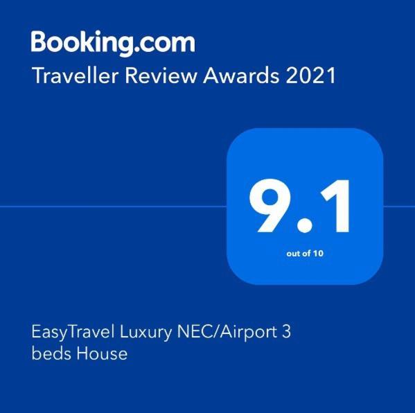 Easytravel Luxury Nec/Airport 3 Beds House Lägenhet Birmingham Exteriör bild